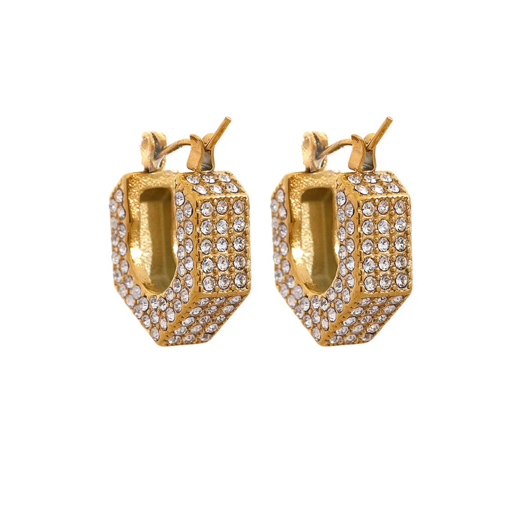 U Geometric Chunky Hoops