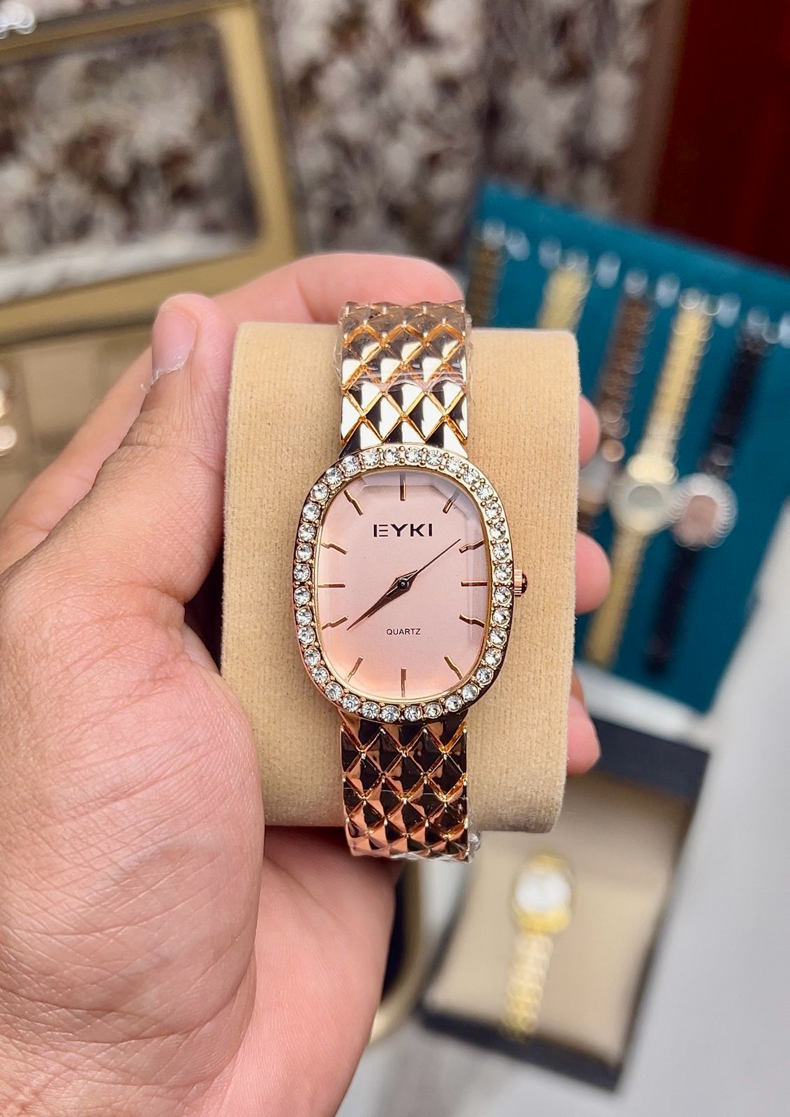 ΕΥΚΙ Roseate Timepiece Stainless Steel Watch