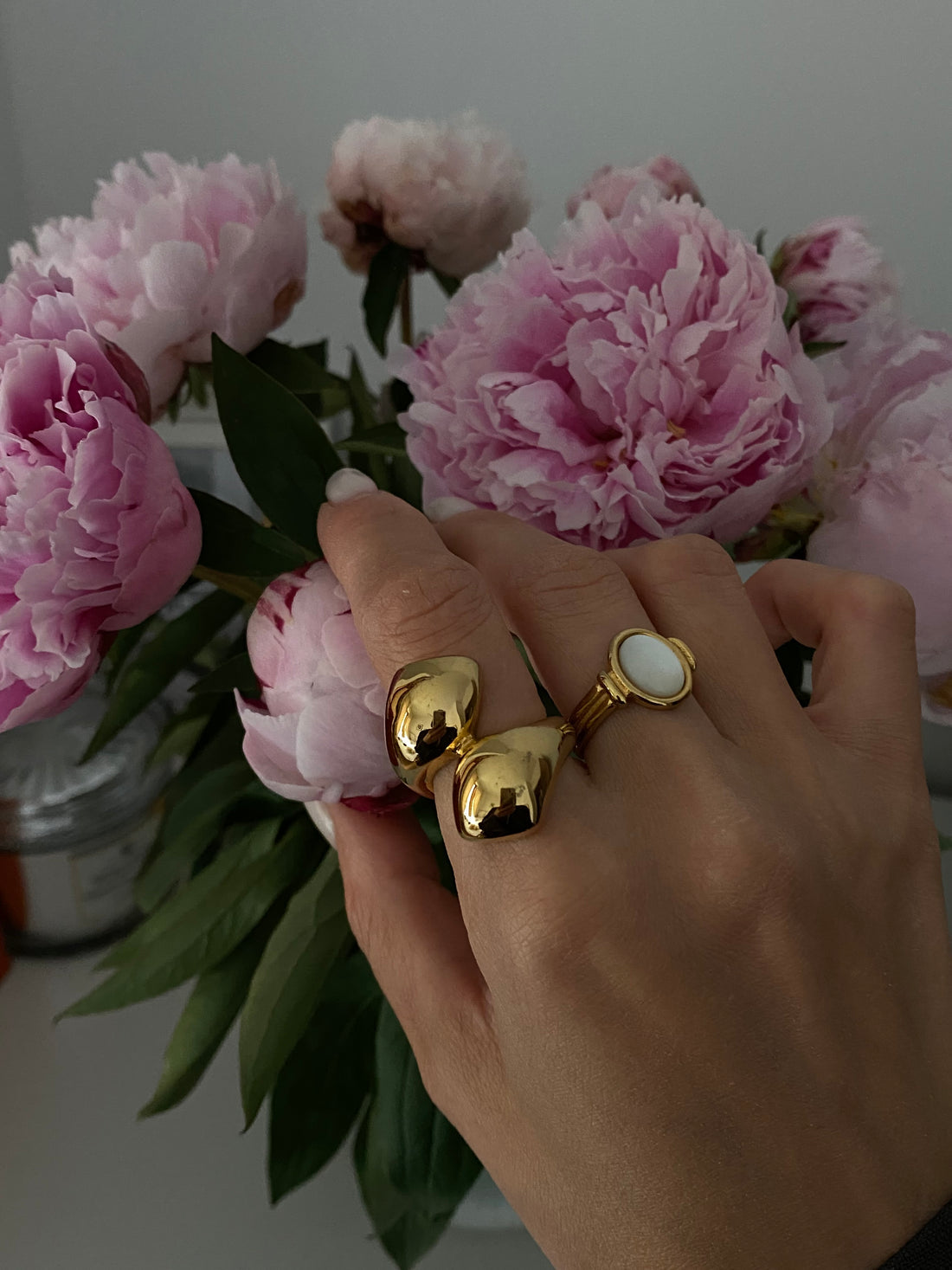 Chunky Gold Dome Ring