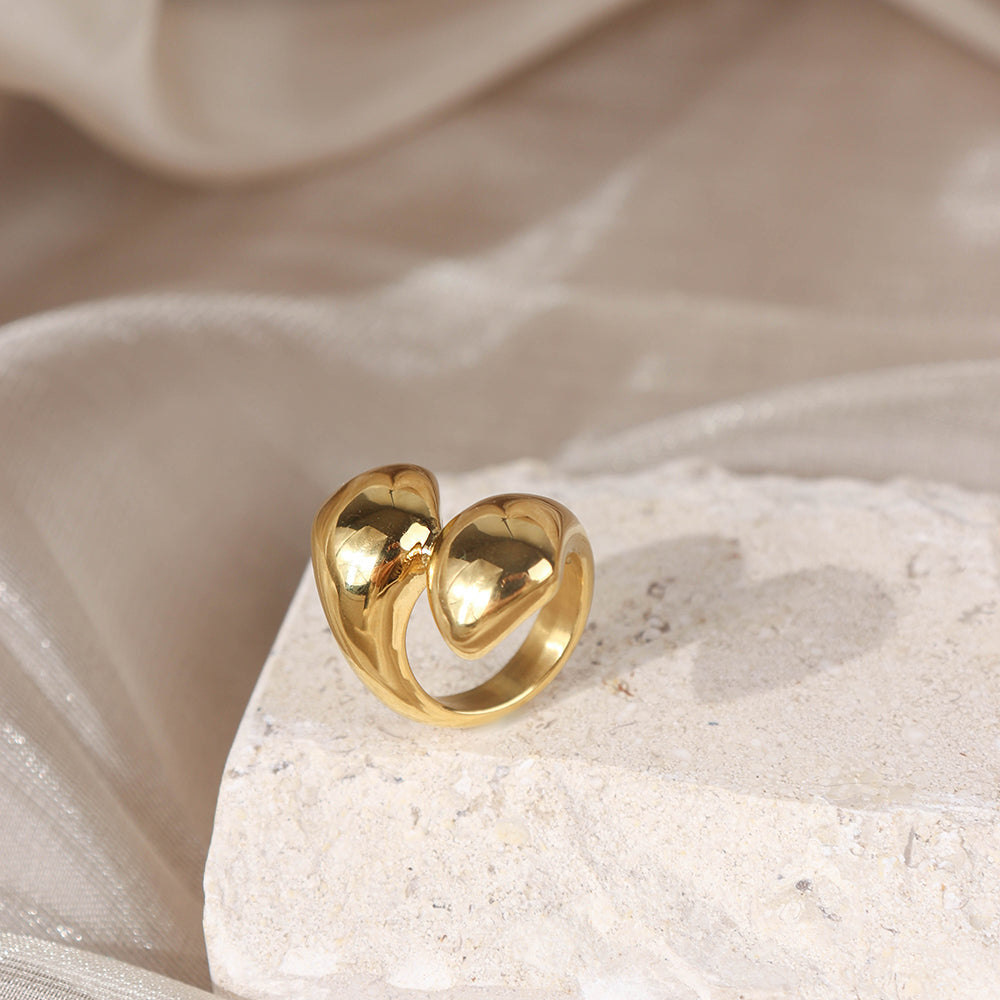 Chunky Gold Dome Ring