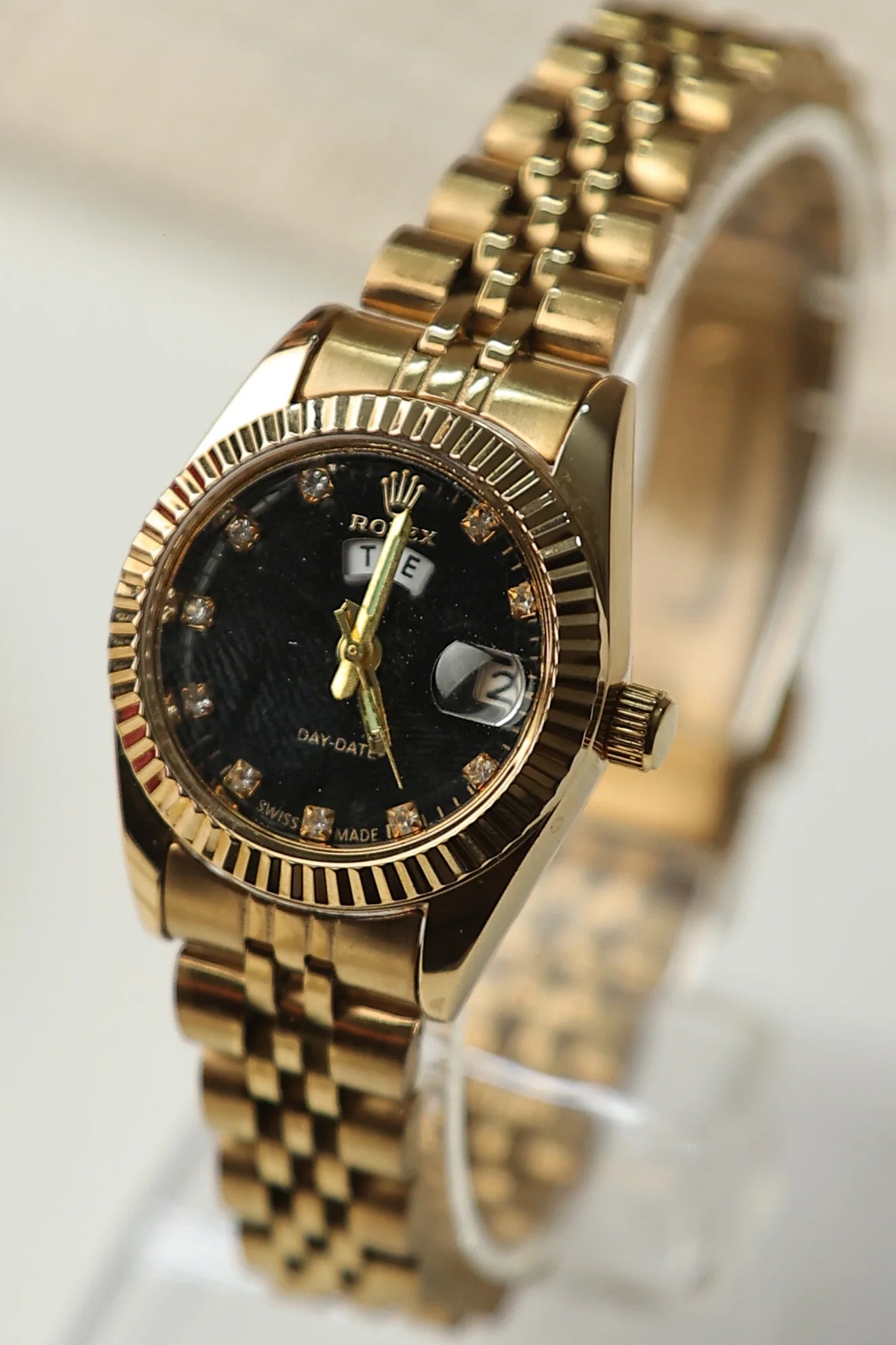 Rol-ex Day-Date - Black Dial