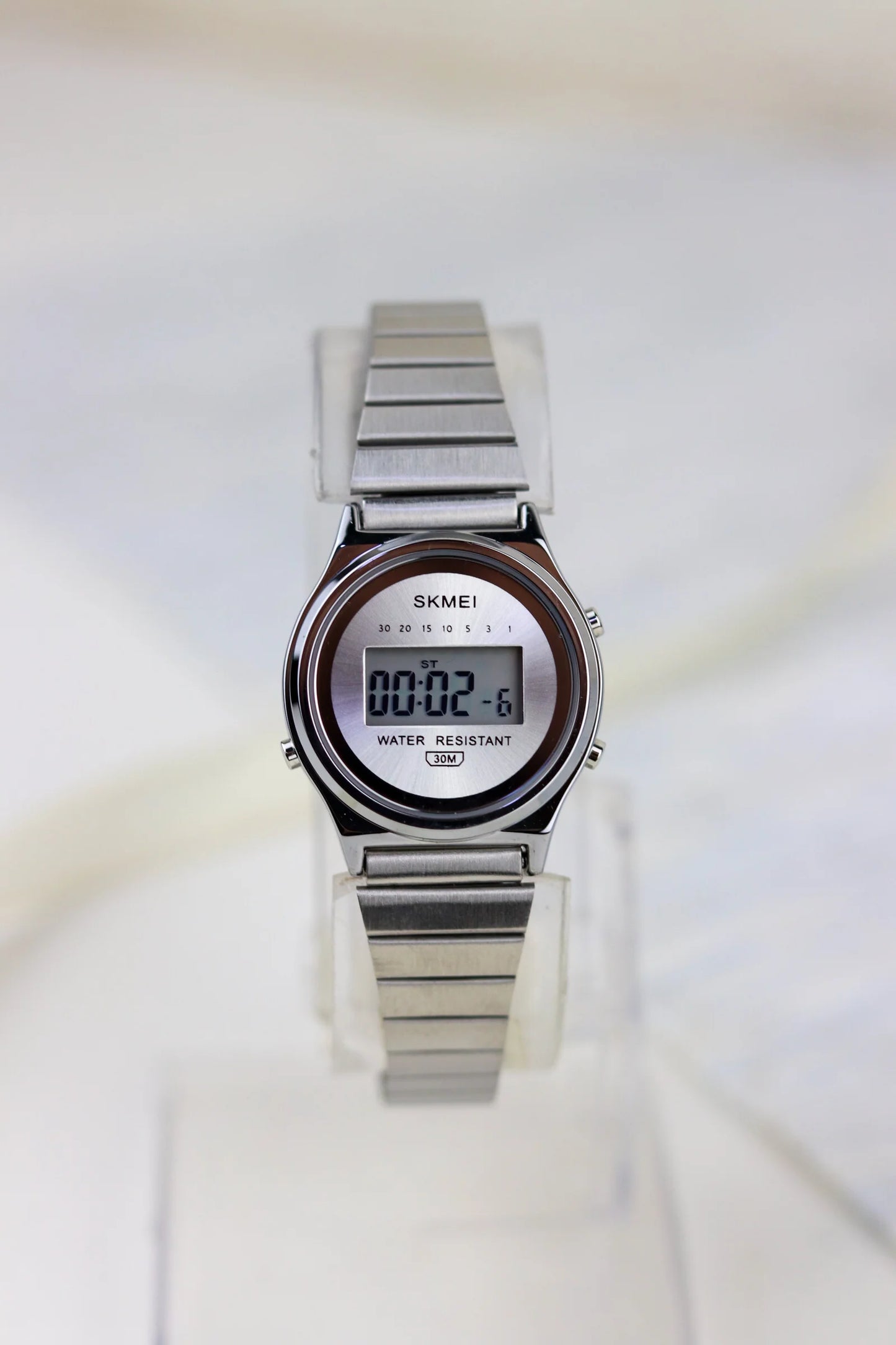 Skmei Classic Silver Digital Charm