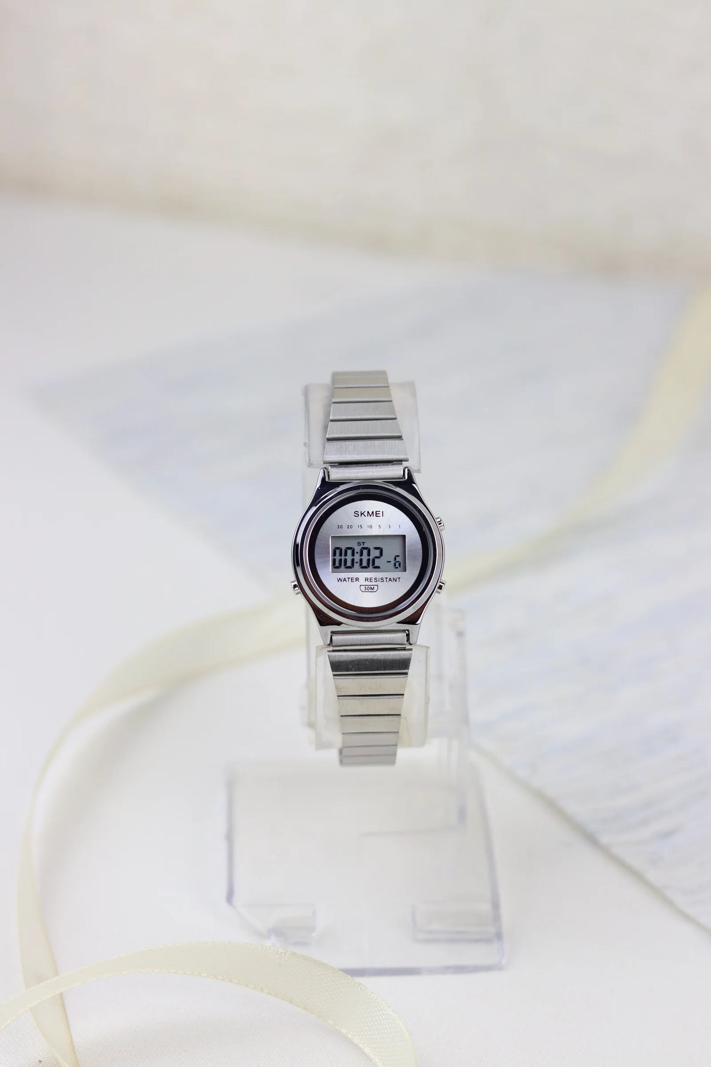 Skmei Classic Silver Digital Charm