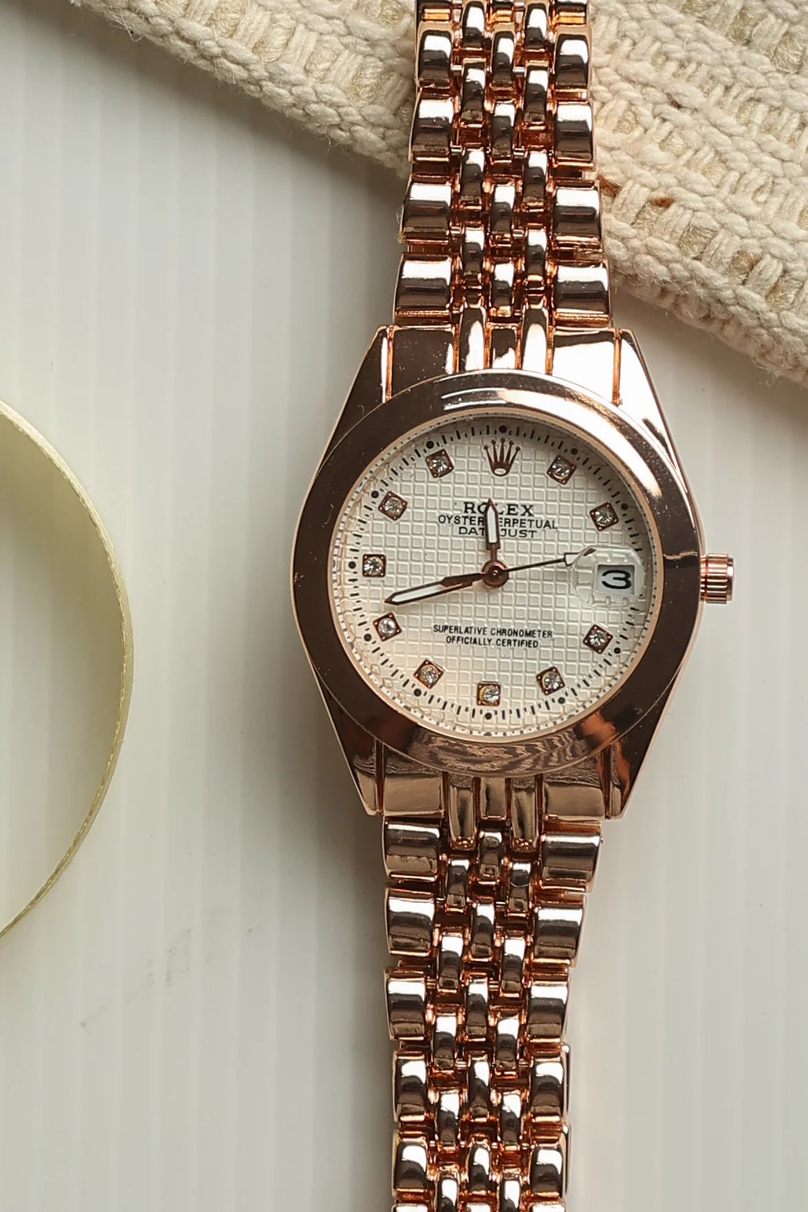 Rol-ex Diamond Dust Datejust