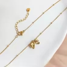 Dainty Bow Necklace