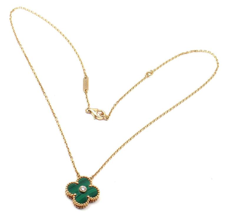 Green Vancleef Necklace