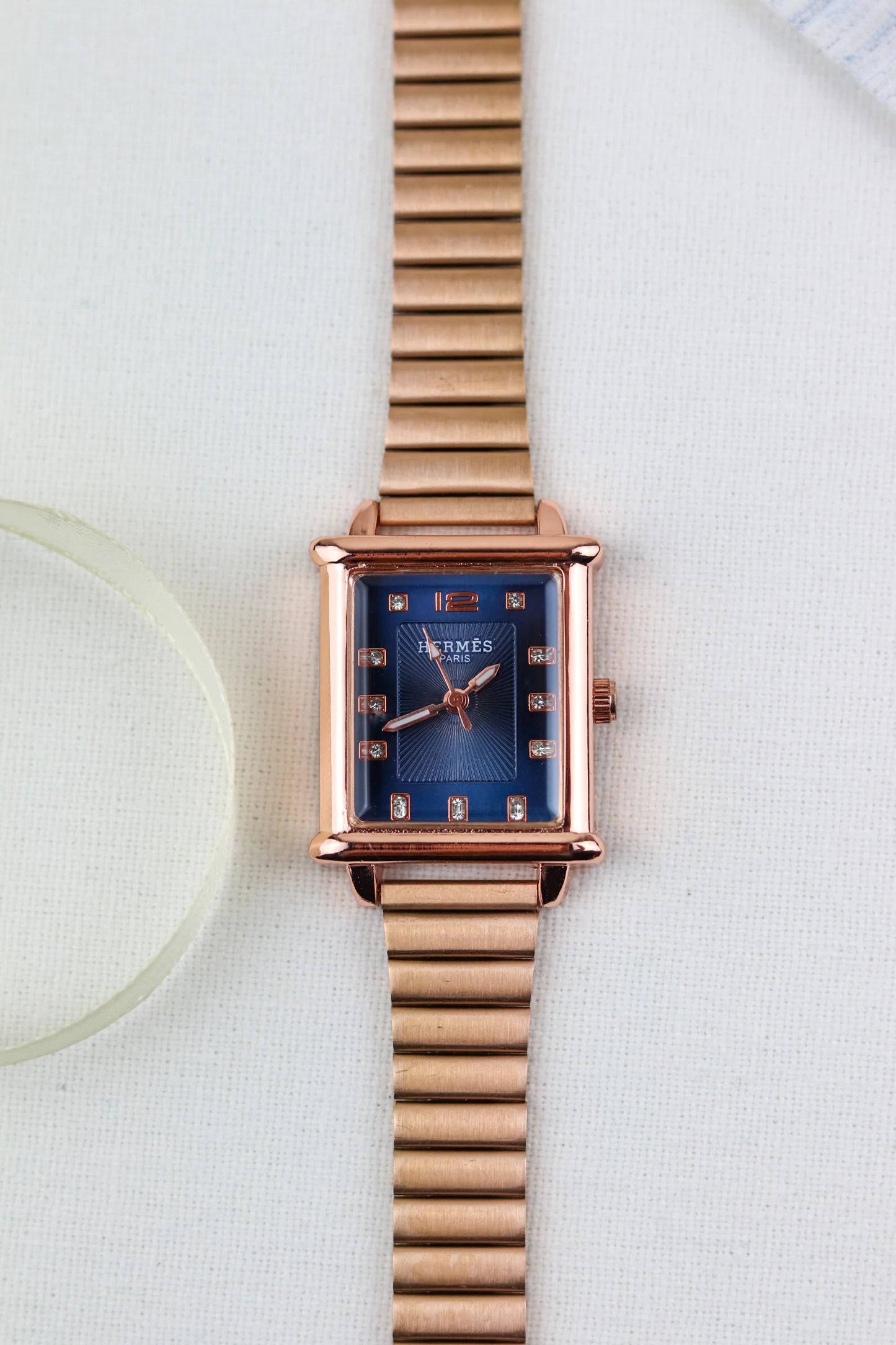Hermes Blue Square Sparkle