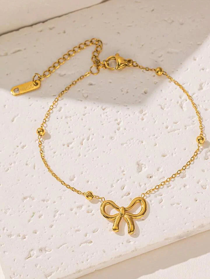 Ribbon Charm 3 Piece Stainless Steel Set