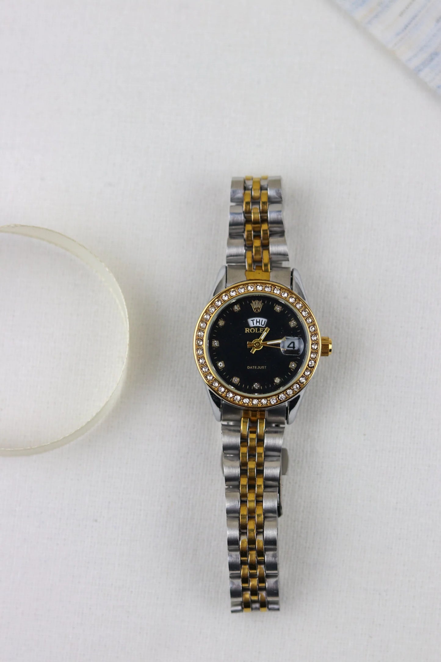 Ro-lex Twotone Timepiece Day-Date