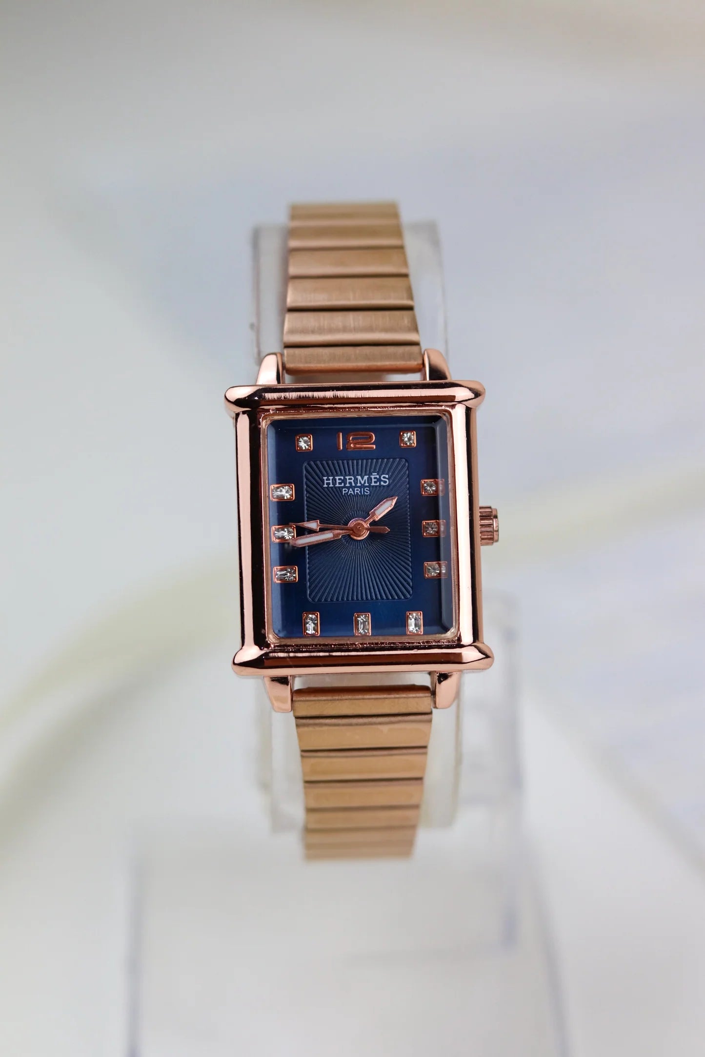 Hermes Blue Square Sparkle