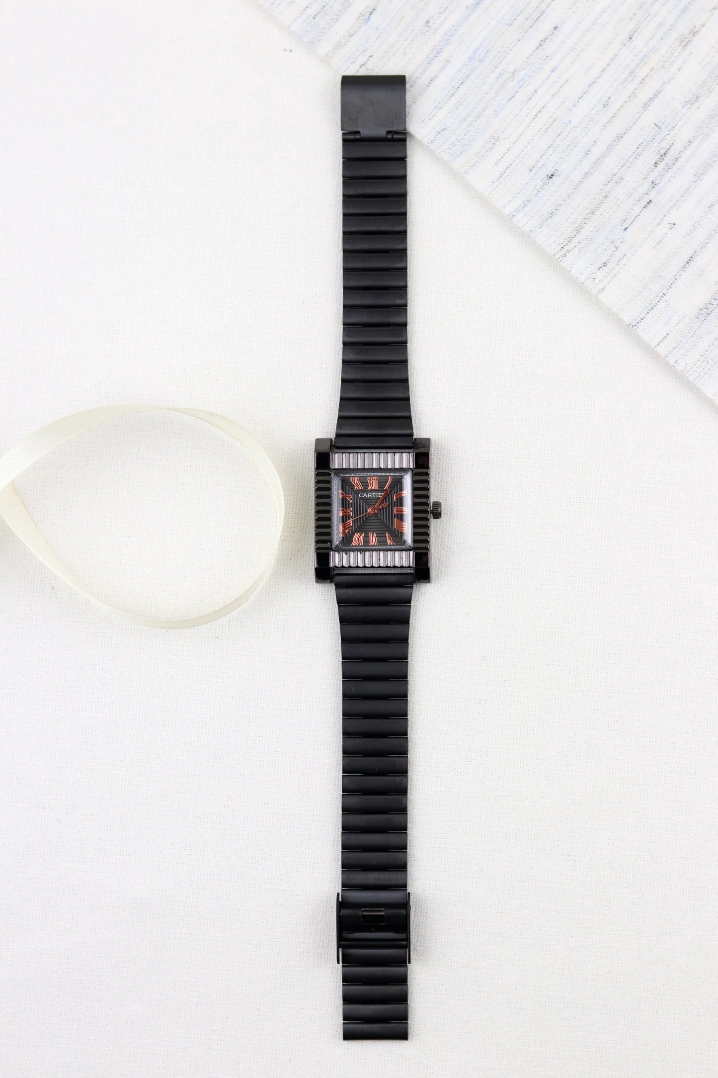 Hermes Full Black Square Sparkle