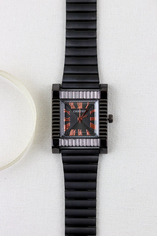 Hermes Full Black Square Sparkle