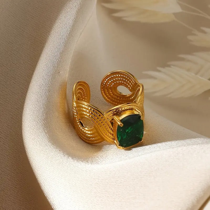 Vintage Elegant Open Ring