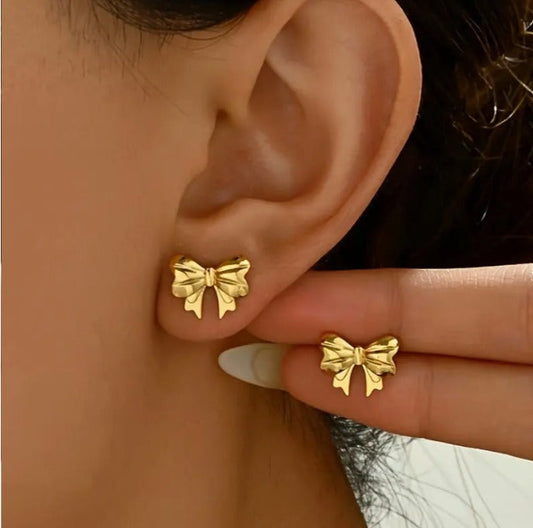 Bowknot Stud Earrings