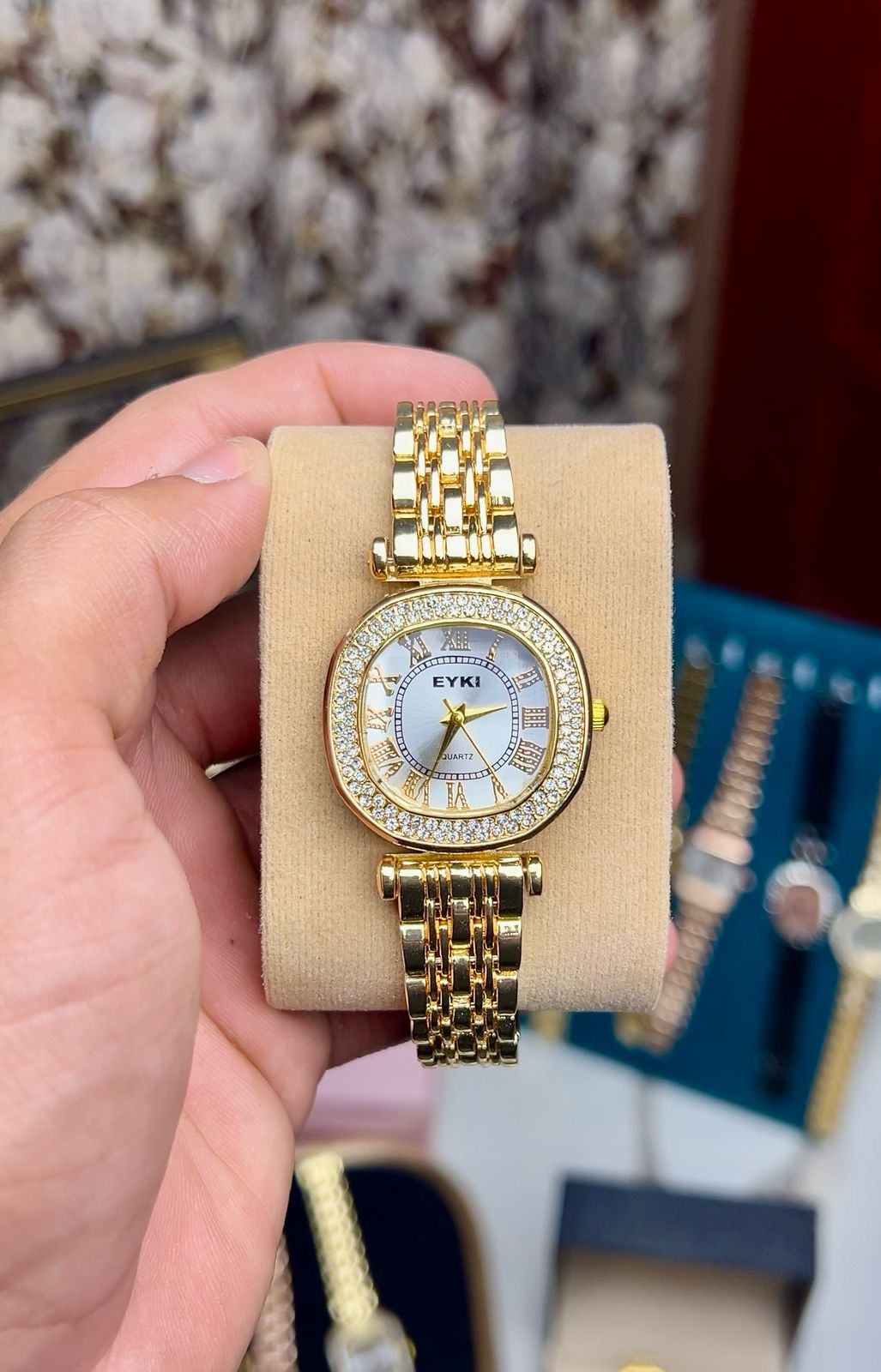 EYKI Golden Aura Stainless Steel Watch