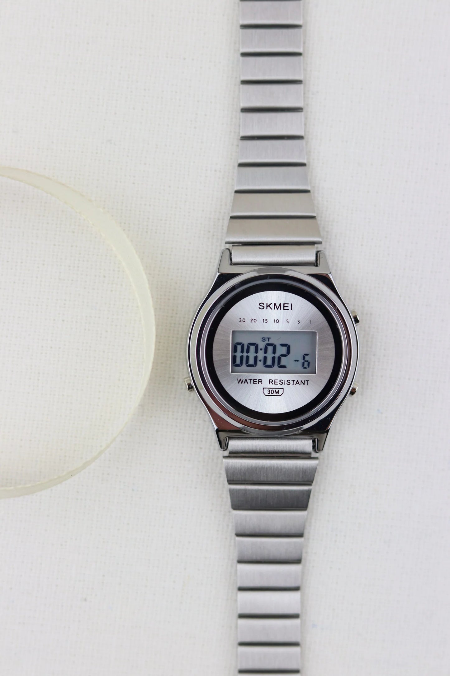 Skmei Classic Silver Digital Charm