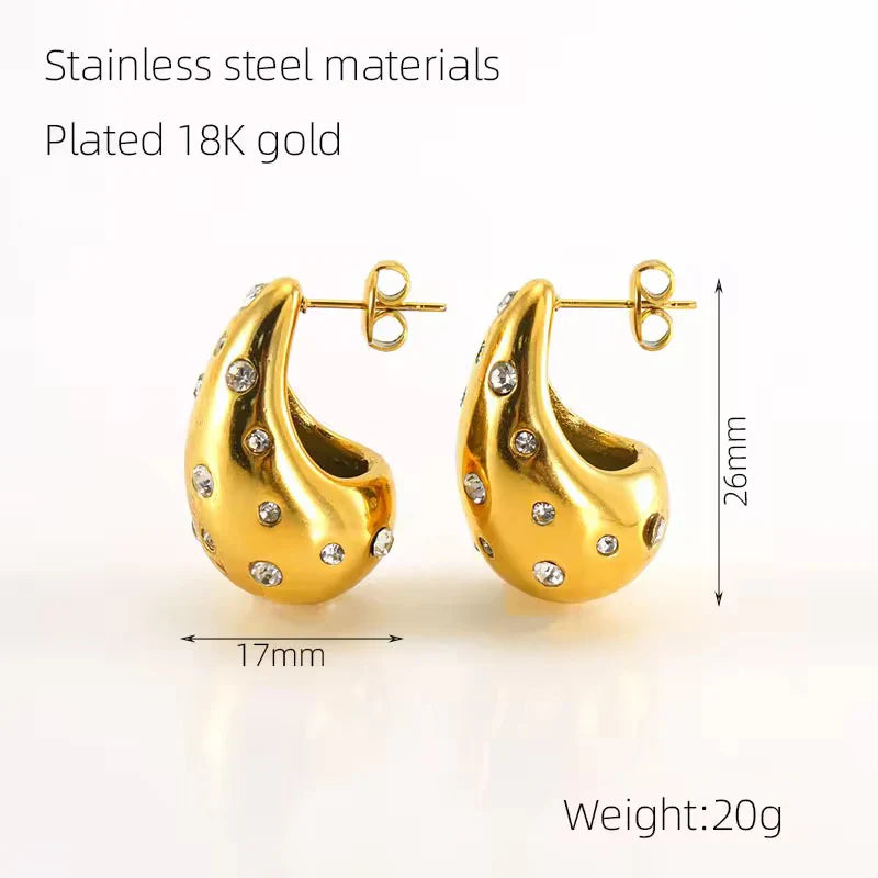 Teardom Earrings 18k