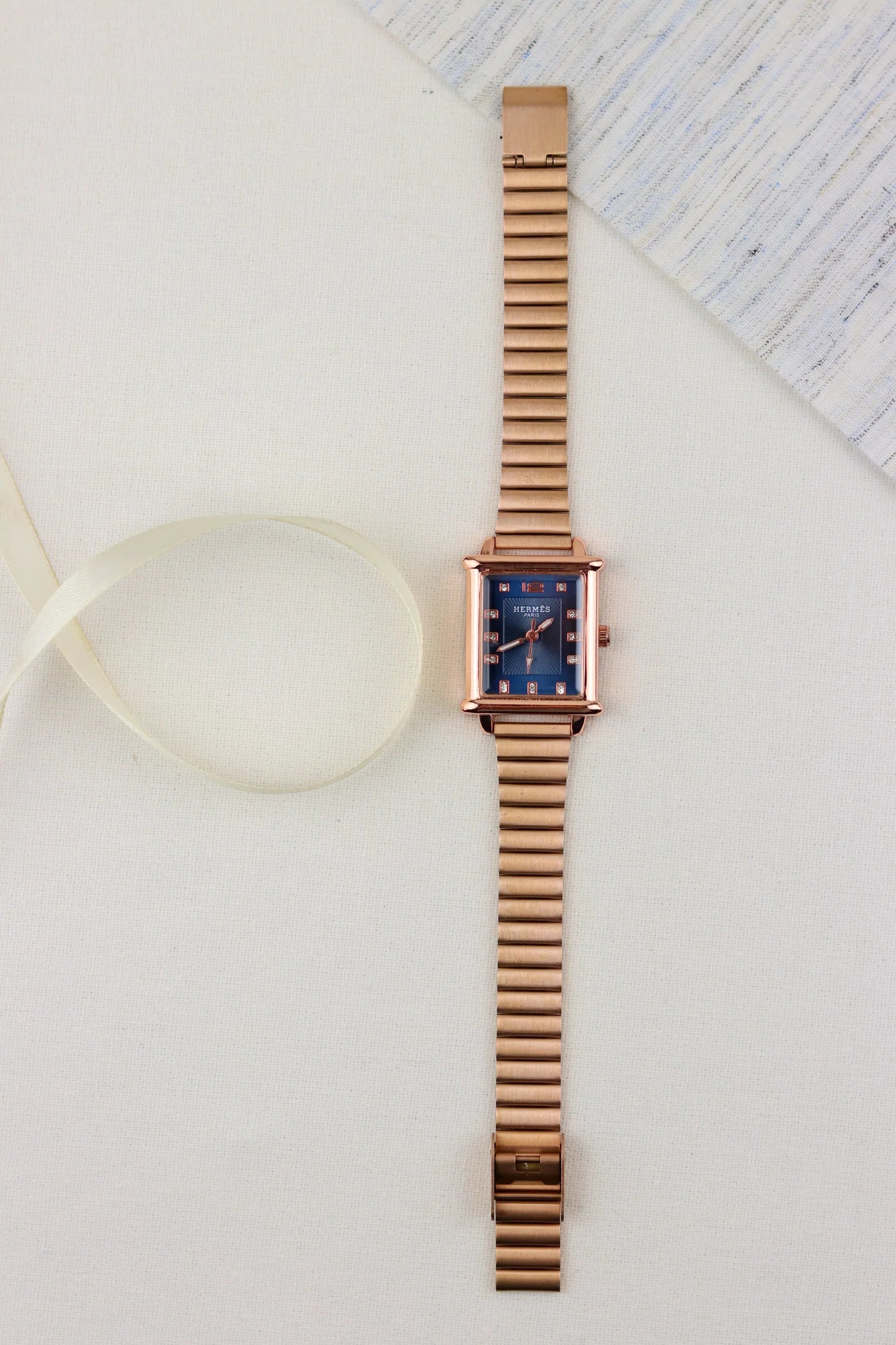 Hermes Blue Square Sparkle