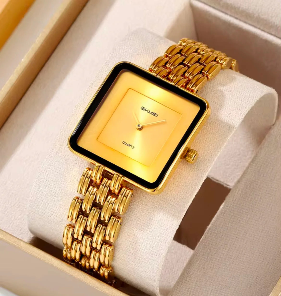 SKMEI Retro Square - Golden