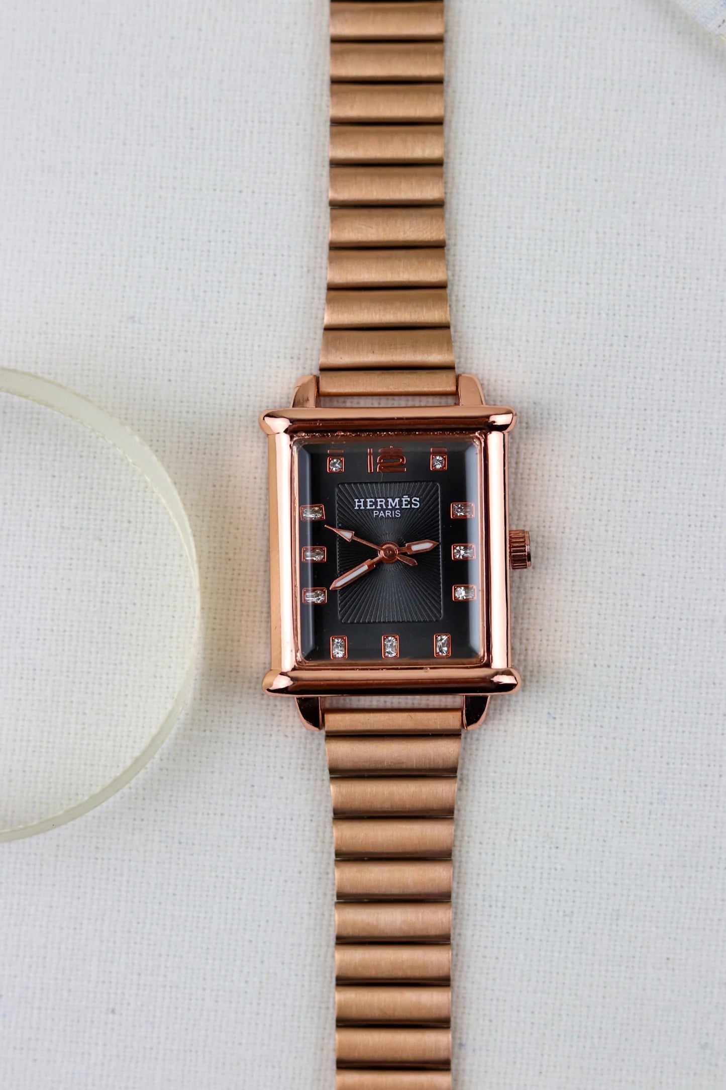 Hermes Black Square Sparkle