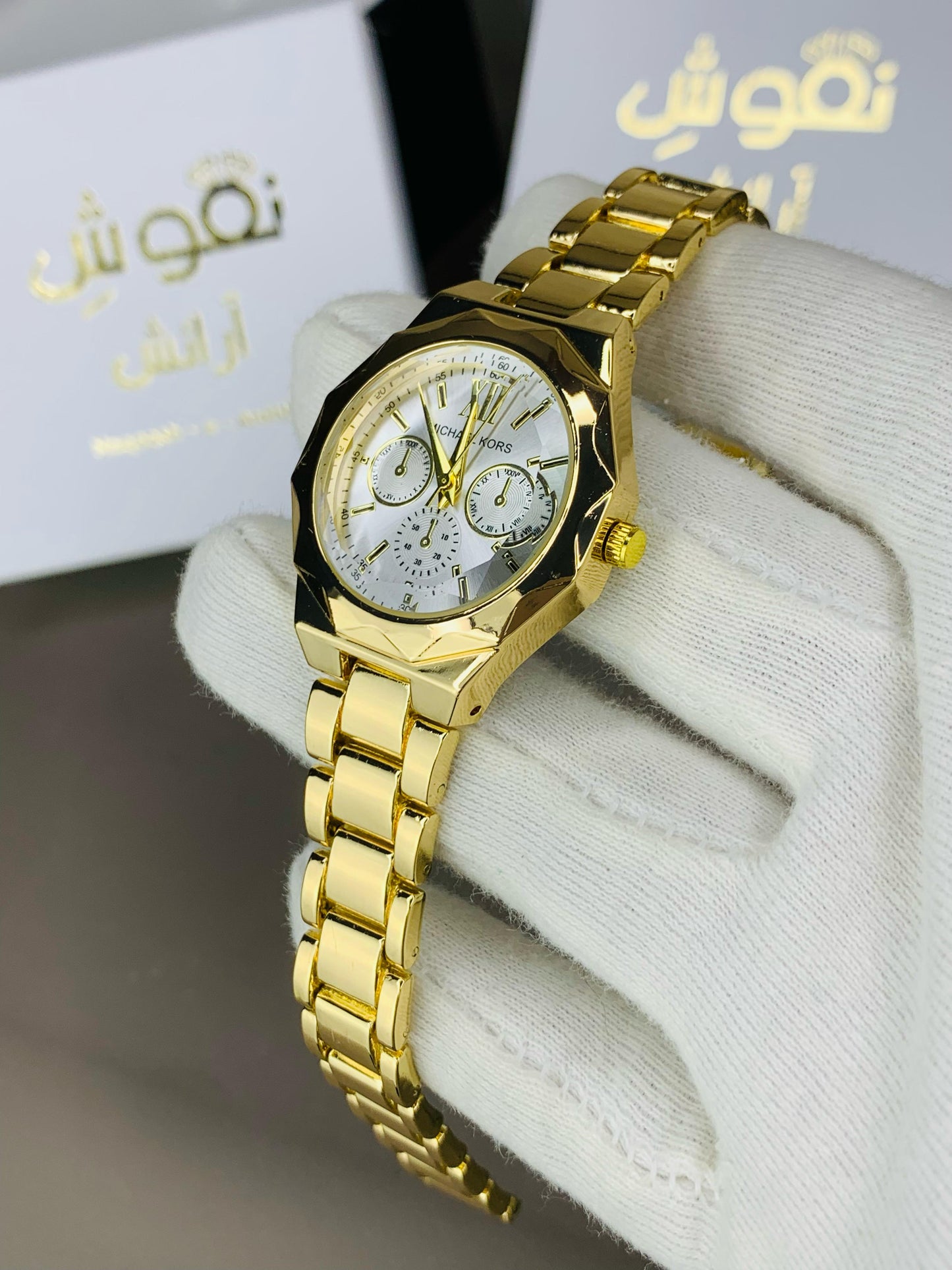 Michael Kors Twilight Luxe Stainless Steel Watch - Golden