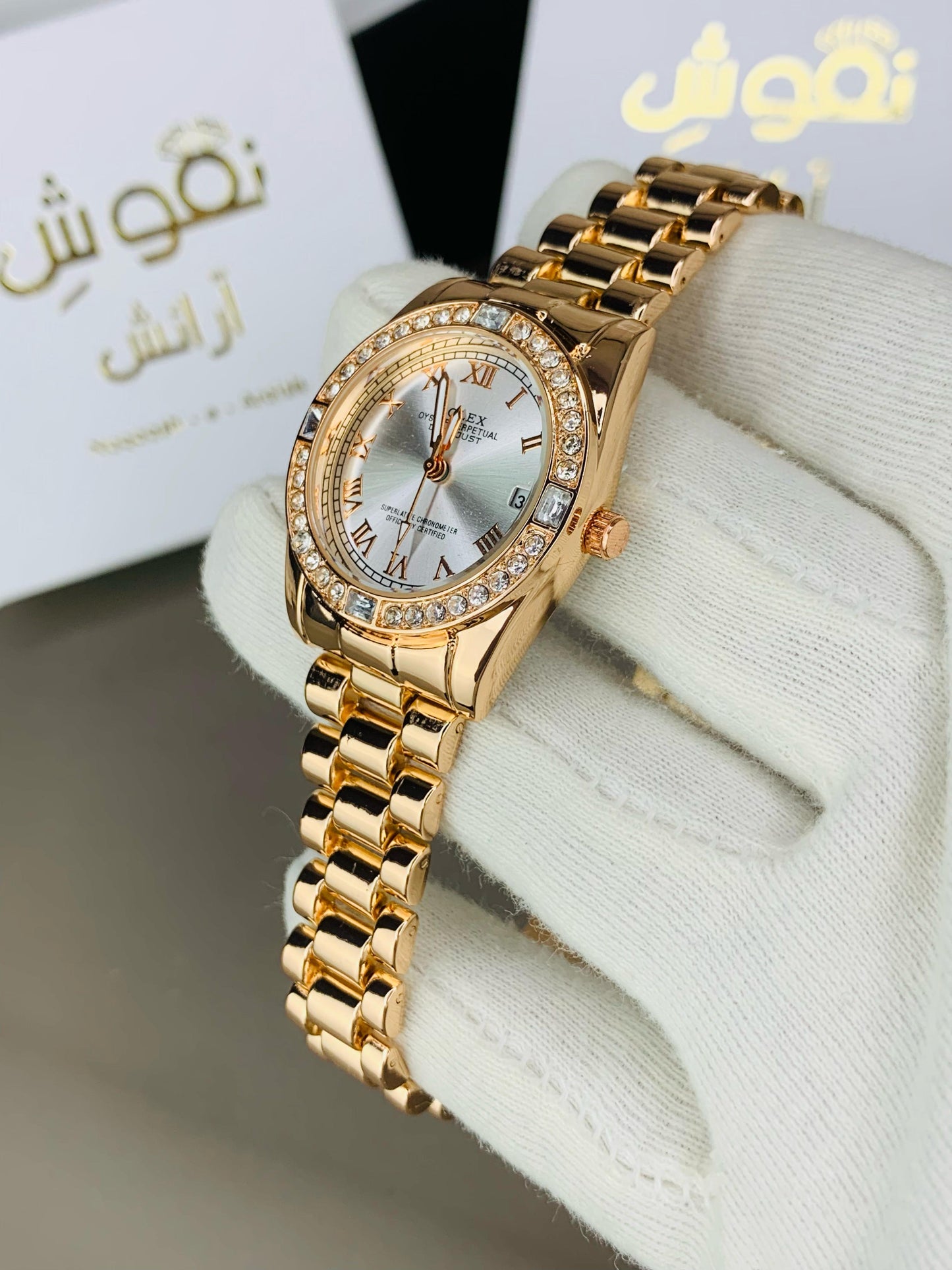 Rolex Datejust Ice Queen Stainless Steel Watch