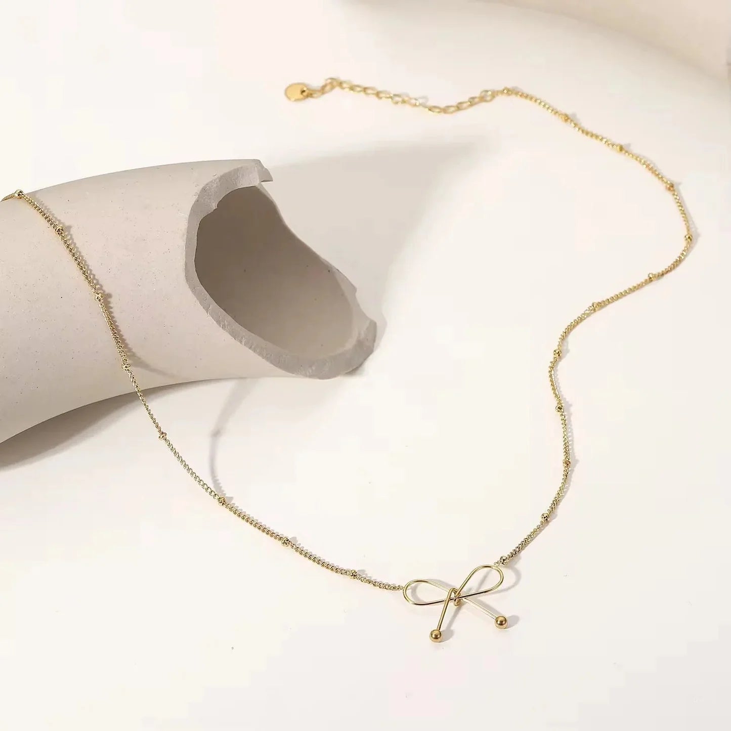 Sweetheart Bow Necklace