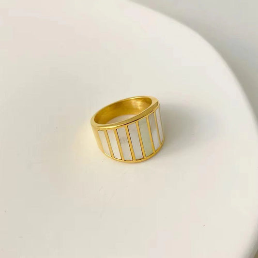Abalone Shell Ring